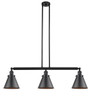 Appalachian - 3 Light - 40 inch - Matte Black - Stem Hung - Island Light (213-BK-M13-BK-LED)