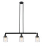 Bell - 3 Light - 38 inch - Matte Black - Stem Hung - Island Light (213-BK-G513)