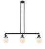 Beacon - 3 Light - 39 inch - Matte Black - Stem Hung - Island Light (213-BK-G201-6)