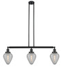 Geneseo - 3 Light - 38 inch - Matte Black - Stem Hung - Island Light (213-BK-G165-LED)