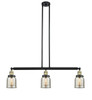 Bell - 3 Light - 38 inch - Black Antique Brass - Stem Hung - Island Light (213-BAB-G58)