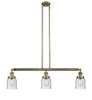 Bell - 3 Light - 38 inch - Antique Brass - Stem Hung - Island Light (213-AB-G54)