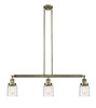 Bell - 3 Light - 38 inch - Antique Brass - Stem Hung - Island Light (213-AB-G513-LED)