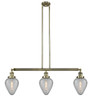 Geneseo - 3 Light - 38 inch - Antique Brass - Stem Hung - Island Light (213-AB-G165)