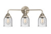 Bell - 3 Light - 23 inch - Brushed Satin Nickel - Bath Vanity Light (288-3W-SN-G54)