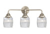 Colton - 3 Light - 24 inch - Brushed Satin Nickel - Bath Vanity Light (288-3W-SN-G302-LED)
