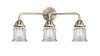 Canton - 3 Light - 23 inch - Brushed Satin Nickel - Bath Vanity Light (288-3W-SN-G182S-LED)