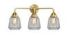 Chatham - 3 Light - 24 inch - Satin Gold - Bath Vanity Light (288-3W-SG-G142-LED)