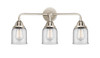 Bell - 3 Light - 23 inch - Polished Nickel - Bath Vanity Light (288-3W-PN-G52-LED)