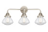 Olean - 3 Light - 25 inch - Polished Nickel - Bath Vanity Light (288-3W-PN-G322-LED)