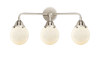 Beacon - 3 Light - 24 inch - Polished Nickel - Bath Vanity Light (288-3W-PN-G201-6-LED)