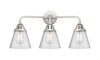 Cone - 3 Light - 24 inch - Polished Chrome - Bath Vanity Light (288-3W-PC-G64-LED)