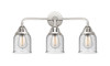 Bell - 3 Light - 23 inch - Polished Chrome - Bath Vanity Light (288-3W-PC-G54)