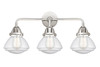 Olean - 3 Light - 25 inch - Polished Chrome - Bath Vanity Light (288-3W-PC-G324-LED)
