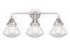 Olean - 3 Light - 25 inch - Polished Chrome - Bath Vanity Light (288-3W-PC-G322)