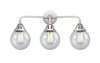 Beacon - 3 Light - 24 inch - Polished Chrome - Bath Vanity Light (288-3W-PC-G204-6-LED)