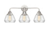 Fulton - 3 Light - 25 inch - Polished Chrome - Bath Vanity Light (288-3W-PC-G172)