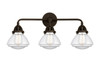 Olean - 3 Light - 25 inch - Oil Rubbed Bronze - Bath Vanity Light (288-3W-OB-G322)