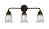 Canton - 3 Light - 23 inch - Oil Rubbed Bronze - Bath Vanity Light (288-3W-OB-G182S)