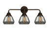 Fulton - 3 Light - 25 inch - Oil Rubbed Bronze - Bath Vanity Light (288-3W-OB-G173)