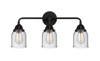 Bell - 3 Light - 23 inch - Matte Black - Bath Vanity Light (288-3W-BK-G54-LED)