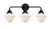 Oxford - 3 Light - 26 inch - Matte Black - Bath Vanity Light (288-3W-BK-G531)