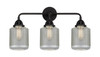 Stanton - 3 Light - 24 inch - Matte Black - Bath Vanity Light (288-3W-BK-G262-LED)