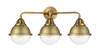Hampden - 3 Light - 25 inch - Brushed Brass - Bath Vanity Light (288-3W-BB-HFS-62-BB-LED)