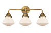 Olean - 3 Light - 25 inch - Brushed Brass - Bath Vanity Light (288-3W-BB-G321)