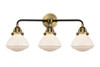 Olean - 3 Light - 25 inch - Black Antique Brass - Bath Vanity Light (288-3W-BAB-G321-LED)