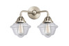 Oxford - 2 Light - 16 inch - Brushed Satin Nickel - Bath Vanity Light (288-2W-SN-G532)