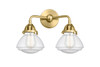 Olean - 2 Light - 15 inch - Satin Gold - Bath Vanity Light (288-2W-SG-G324)