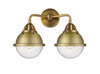 Hampden - 2 Light - 15 inch - Brushed Brass - Bath Vanity Light (288-2W-BB-HFS-64-BB-LED)