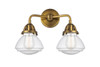 Olean - 2 Light - 15 inch - Brushed Brass - Bath Vanity Light (288-2W-BB-G324)