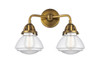 Olean - 2 Light - 15 inch - Brushed Brass - Bath Vanity Light (288-2W-BB-G322)