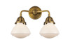 Olean - 2 Light - 15 inch - Brushed Brass - Bath Vanity Light (288-2W-BB-G321-LED)