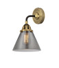 Cone - 1 Light - 8 inch - Black Antique Brass - Sconce (288-1W-BAB-G43-LED)