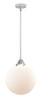 Beacon - 1 Light - 12 inch - Polished Chrome - Cord hung - Mini Pendant (288-1S-PC-G201-12)
