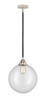 Beacon - 1 Light - 12 inch - Black Polished Nickel - Cord hung - Mini Pendant (288-1S-BPN-G202-12)