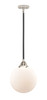 Beacon - 1 Light - 10 inch - Black Polished Nickel - Cord hung - Mini Pendant (288-1S-BPN-G201-10-LED)