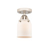 Bell - 1 Light - 5 inch - Polished Nickel - Semi-Flush Mount (288-1C-PN-G51)