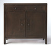 Imperial 31 in W Rectangular Wood 2 Drawer 2 Door Accent Cabinet, Dark Brown (3955403)