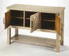 Chateau 48 in W Rectangular Wood Buffet with Storage and Open Shelf, Natural Wood (5388284)