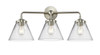 Cone - 3 Light - 26 inch - Brushed Satin Nickel - Bath Vanity Light (284-3W-SN-G42)