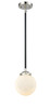 Beacon - 1 Light - 6 inch - Black Polished Nickel - Cord hung - Mini Pendant (284-1S-BPN-G201-6)