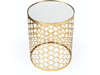 Corselo Mirror & Gold Metal Accent Table (5540226)