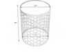 Corselo Mirror & Gold Metal Accent Table (5540226)
