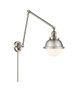 Hampden - 1 Light - 7 inch - Brushed Satin Nickel - Swing Arm (238-SN-HFS-61-SN-LED)