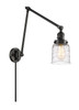 Bell - 1 Light - 8 inch - Matte Black - Swing Arm (238-BK-G513-LED)