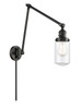 Dover - 1 Light - 5 inch - Matte Black - Swing Arm (238-BK-G312-LED)